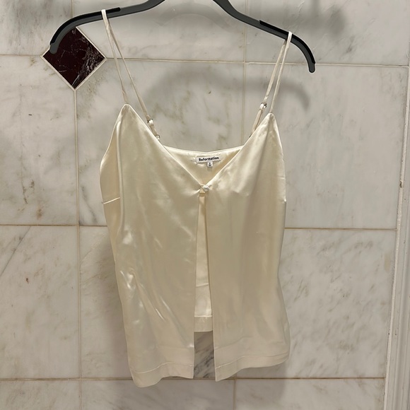 Reformation Silk Pearl Tank - Picture 2 of 5